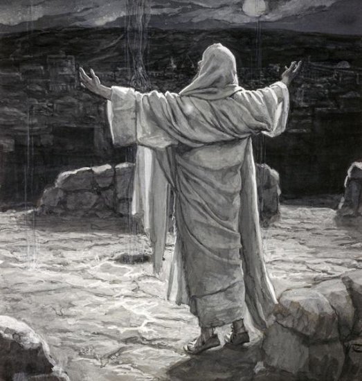 Christ Going To the Mount of Olives at Night