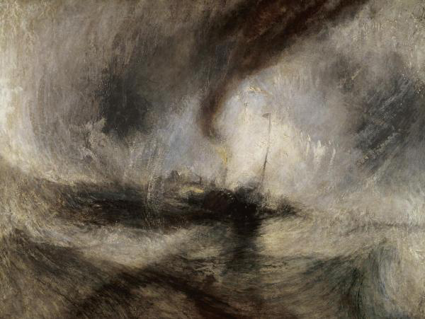 Snow Storm At Sea