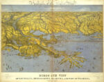 Panorama of the Seat of War - Louisiana, Missippi, Alabama and Part of Florida, 1861