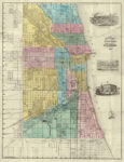 Guide Map of Chicago, 1869