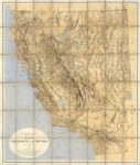 Map of California and Nevada, 1874