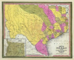 Map of Texas, 1846