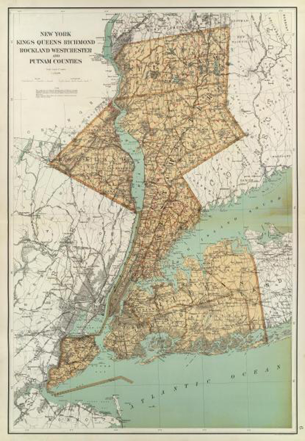 New York: Kings, Queens, Richmond, Rockland, Westchester, Putnam Counties, 1895