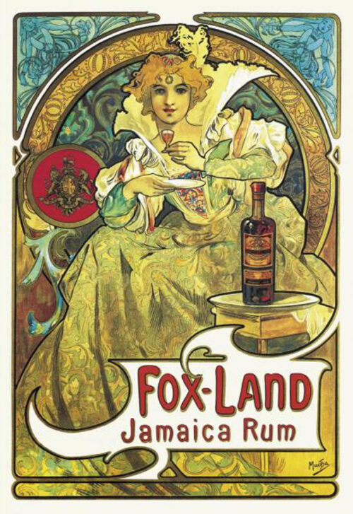 Fox-land Jamaica Rum, 1897