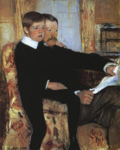 Alexander and His Son Robert, 1885