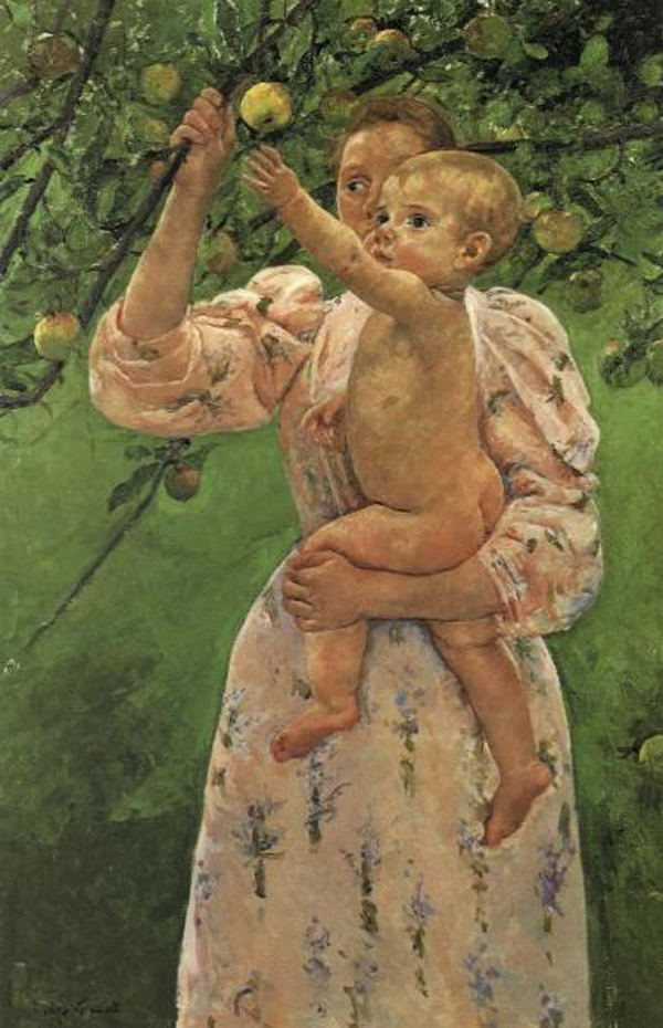 Baby Reaching for an Apple, 1893