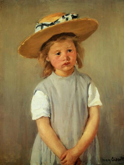 Child with a Straw Hat