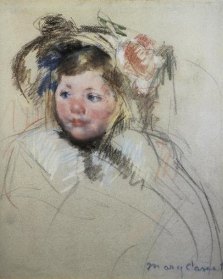 Head of Sara in a Bonnet Looking To the Left, 1901