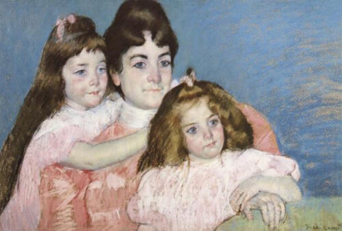 Madame Aude and Her Two Daughters, 1899
