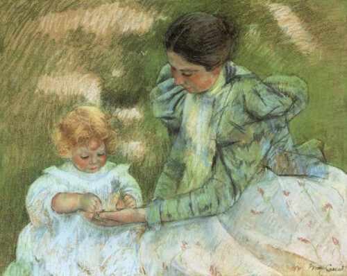 Mother Playing with Her Child, 1897