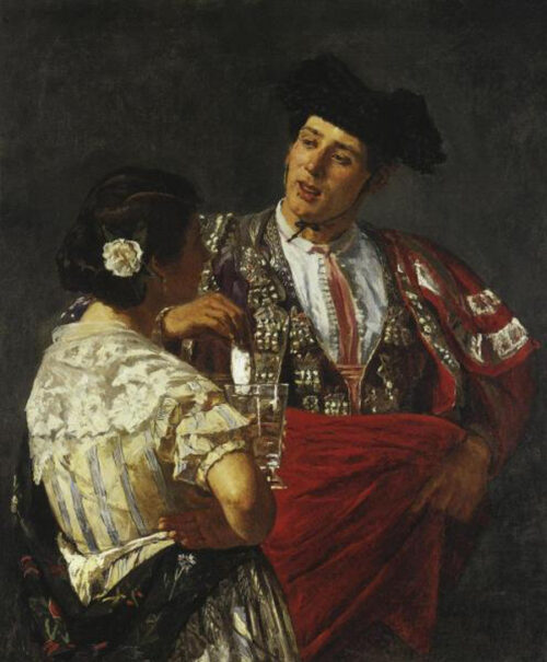 Offering the Panal to the Bullfighter, 1872
