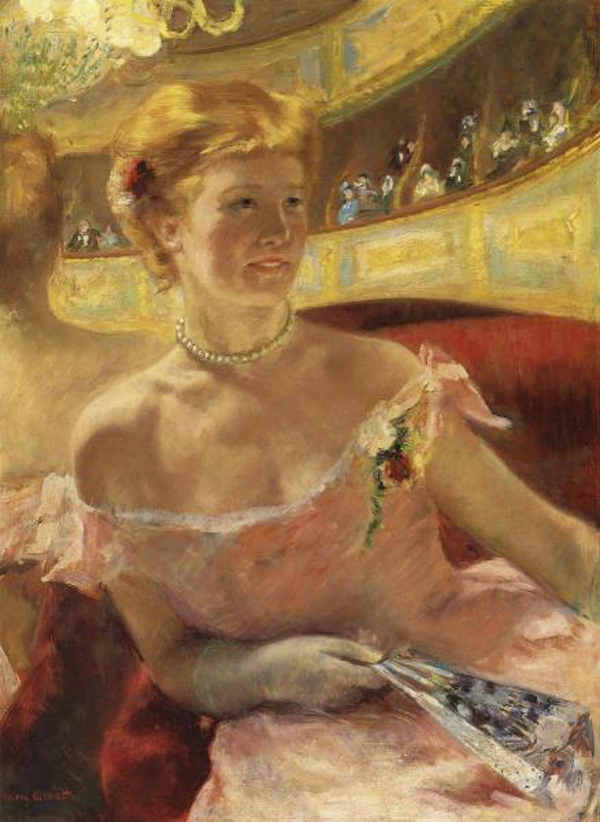 Woman in a Loge, 1879