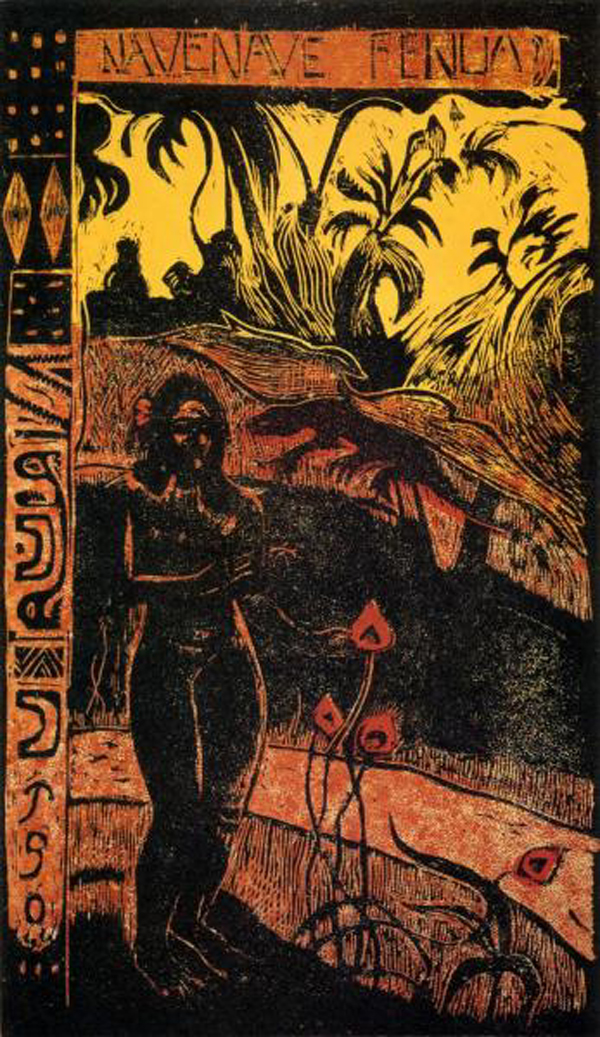 Delightful Land (Woodcut)