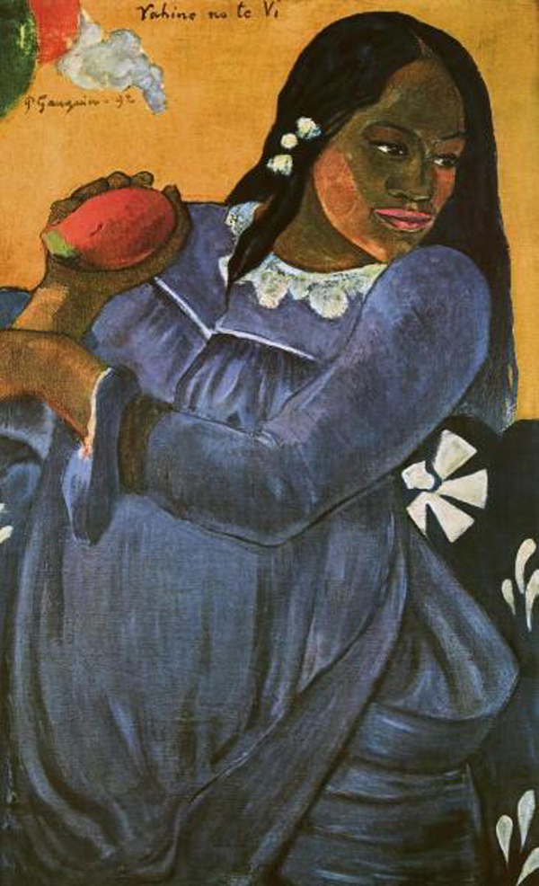 Woman with Mango