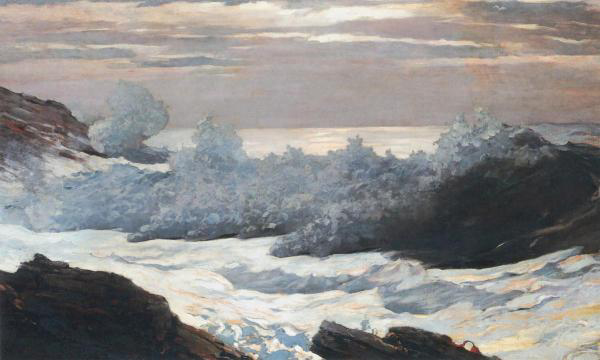 Early Morning After a Storm on the Sea