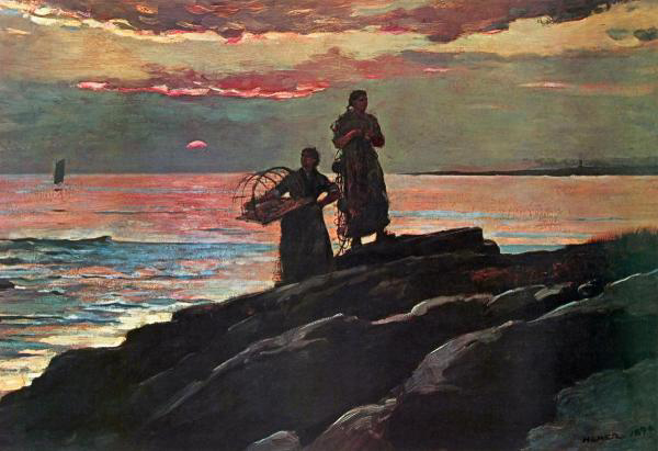 Sunset, Saco Bay