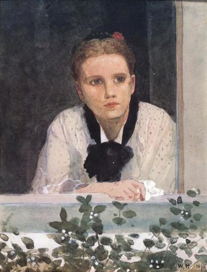 Young Girl At a Window