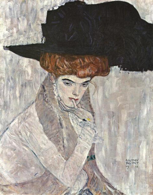 Lady with a Black Feather Hat, 1910