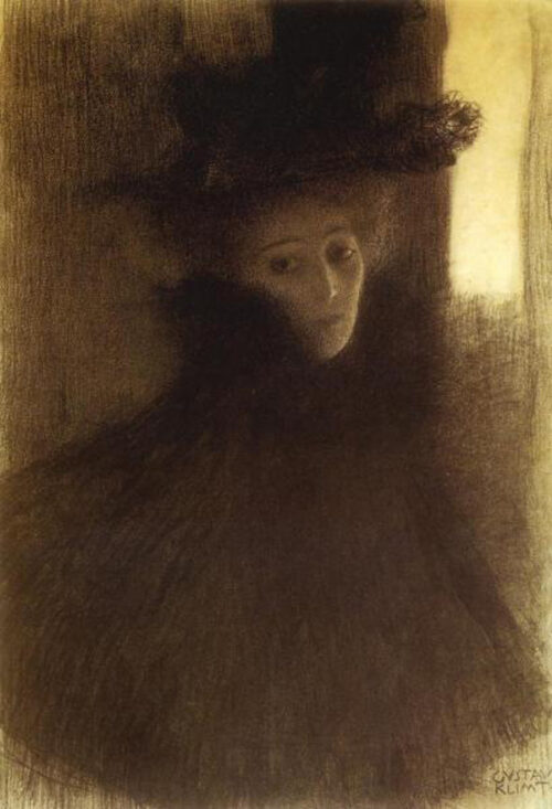 Lady with a Cape and Hat, 1898