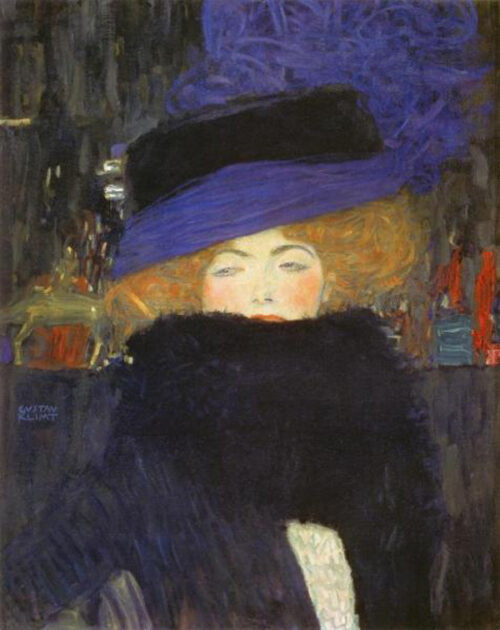 Lady with a Hat and Featherboa, 1909