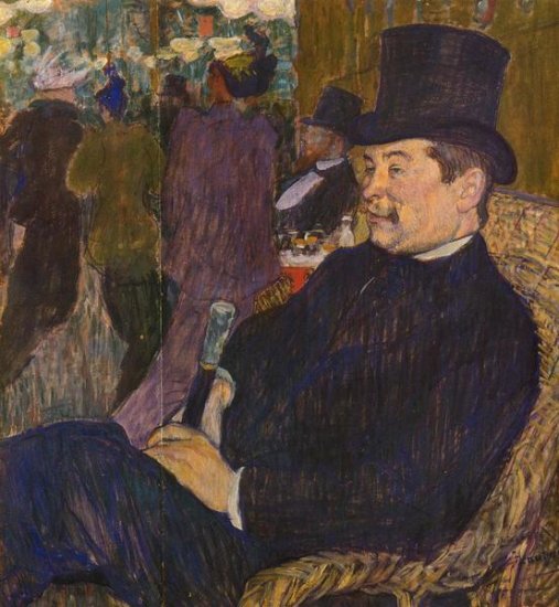 M Delaporte at the Jardin de Paris