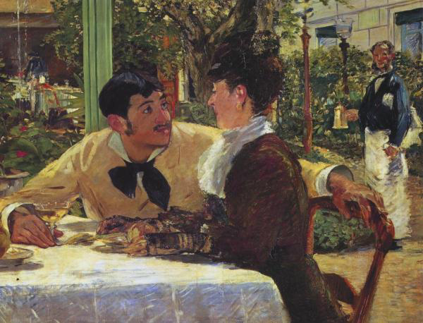 Couple At Pere Lathuille