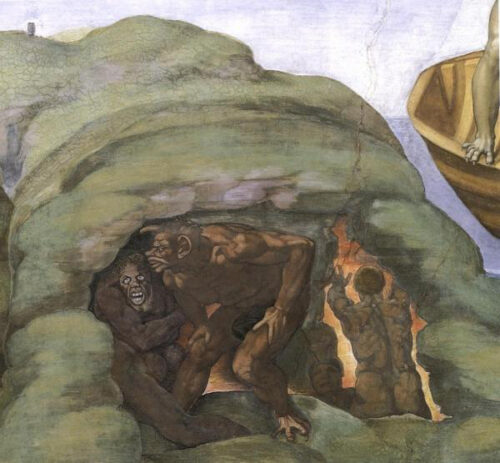 Hell's Mouth - Detail From The Last Judgement