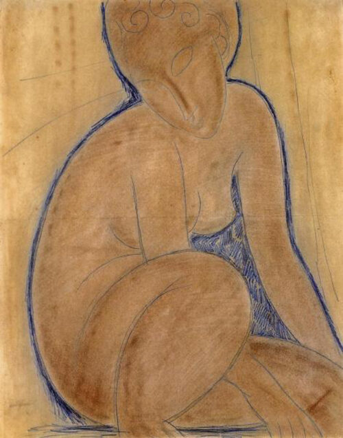 Crouched Nude