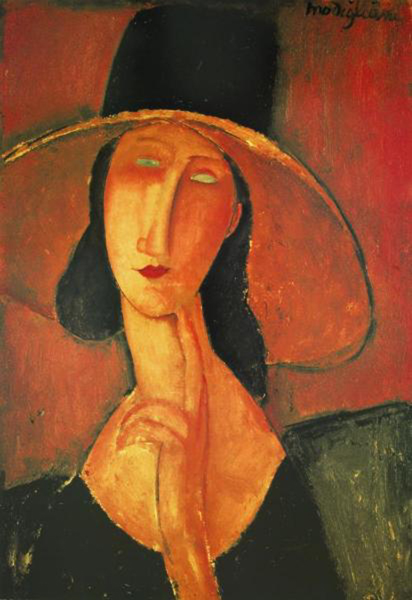 Jeanne Hebuterne con Grande