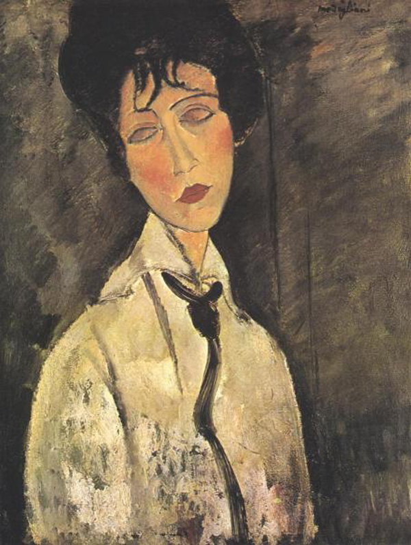 Lady with a Black Tie