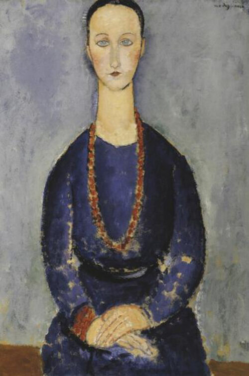 Woman with a Red Necklace