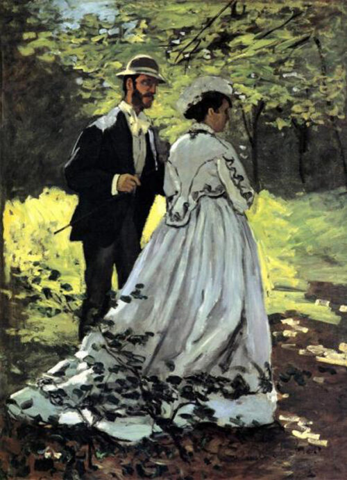Bazille and Camille, 1865