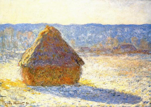 Haystacks in Winter, 1891