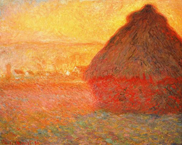 Haystacks at Sunset, 1891