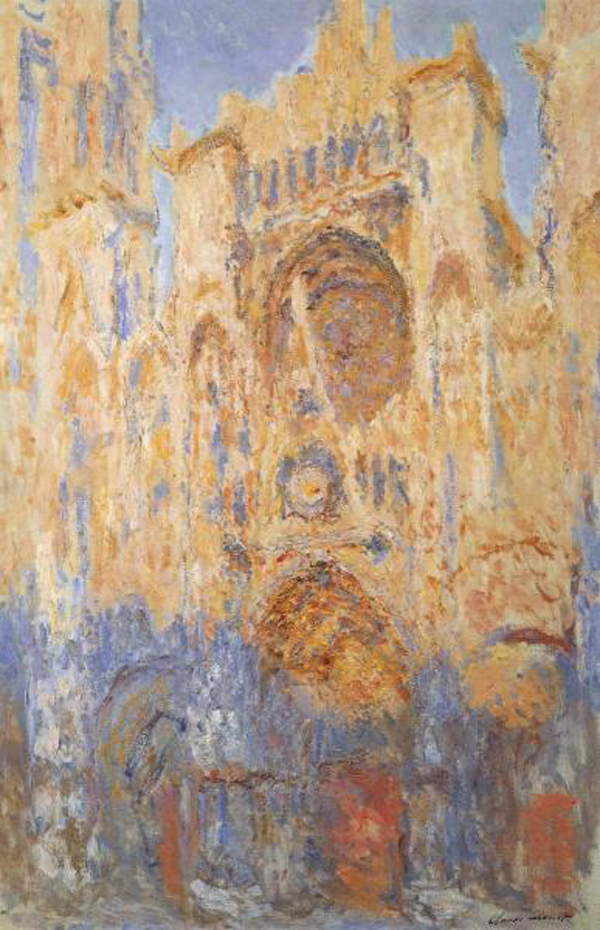 Rouen Cathedral, Sun Effect, End of Day