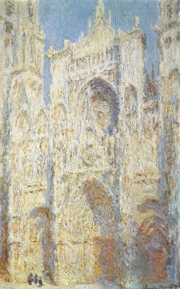 Rouen Cathedral, West Facade, Sunlight, 1894