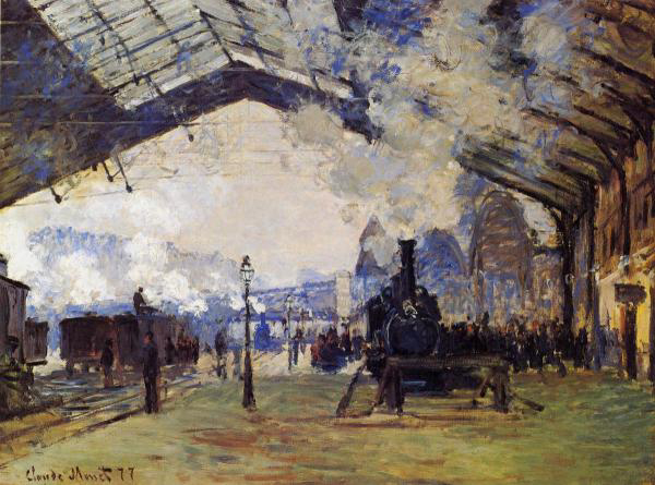 St Lazare Station - The Arrival Of The Train From Normandy