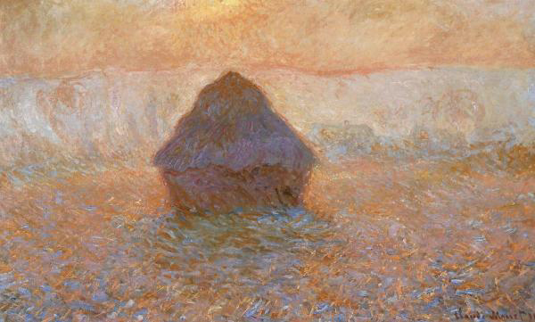 Stack of Wheat - Sun in the Mist, 1891