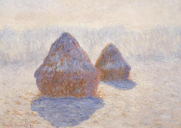 Stacks of Wheat - Winter Effect
