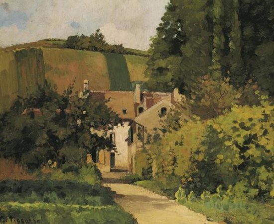 Village Street Pontoise 1868