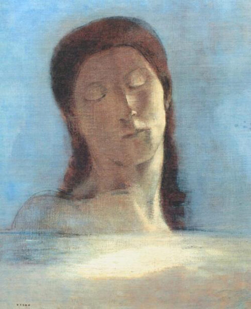 Closed Eyes, Female 1890