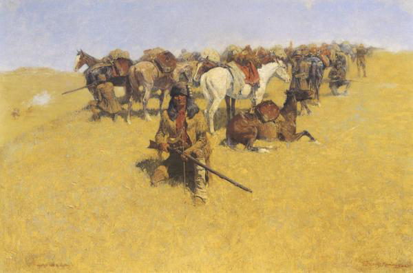 An Old Times Plains Fight