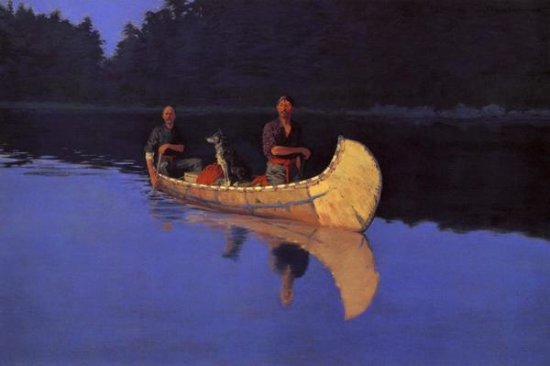 Evening On a Canadian Lake