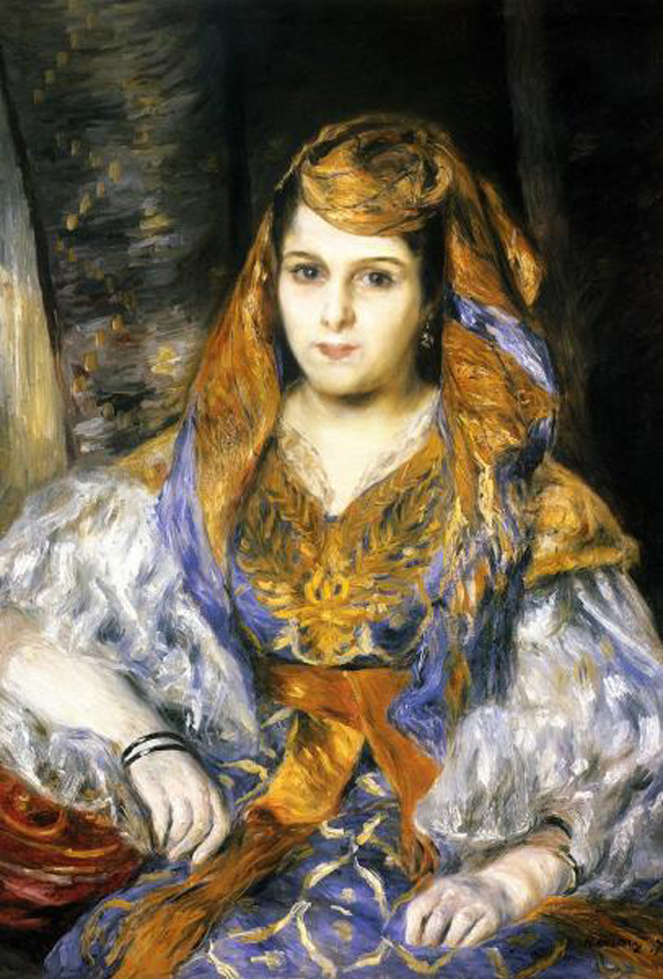 Madame Clementine Stora In Algerian Dress