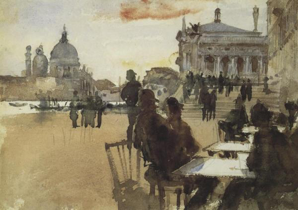 Cafe on the Riva degli Schiavoni