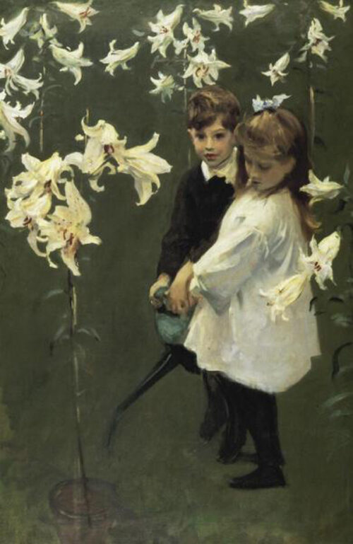 Garden Study of the Vickars Children, 1884