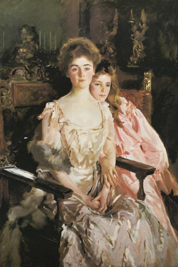 Mrs. Fiske Warren and Daughter Rachel