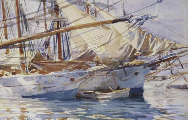 Yachts at Anchor, Palma de Majorca, 1912