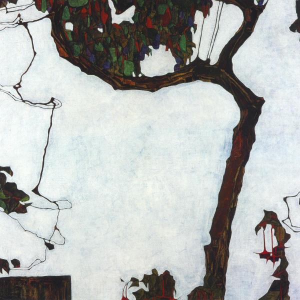 Autumn Tree with Fuchsias 1909