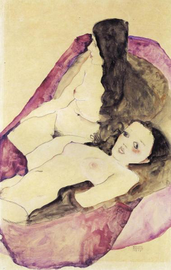 Nude Girls Reclining